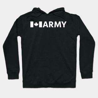 Canadian ARMY - PT - White Hoodie